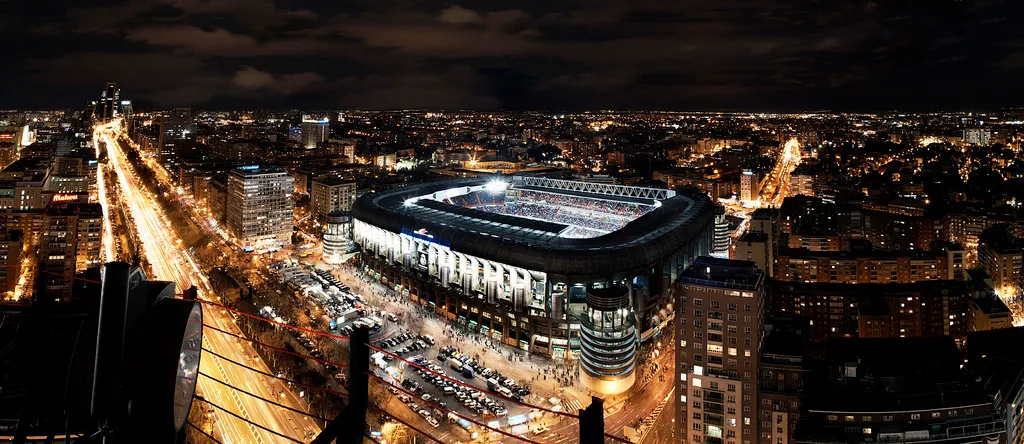 Real Madrid-wedstrijddag in Santiago Bernabéu