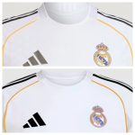 Real Madrid thuisshirt authentiek versus replica 202526
